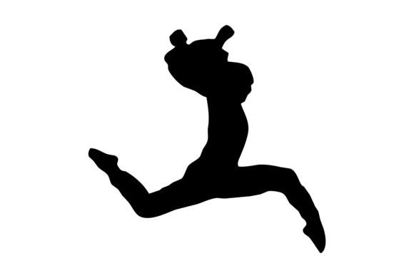 Dancing Model Artwork: A Versatile Design Element for Creative Projects