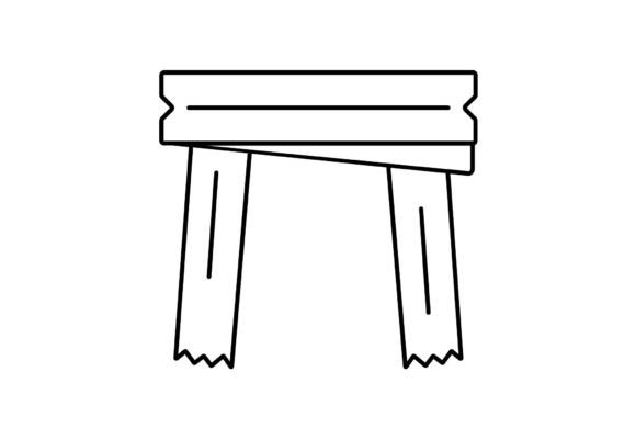 Scarf Outline Clipart Design