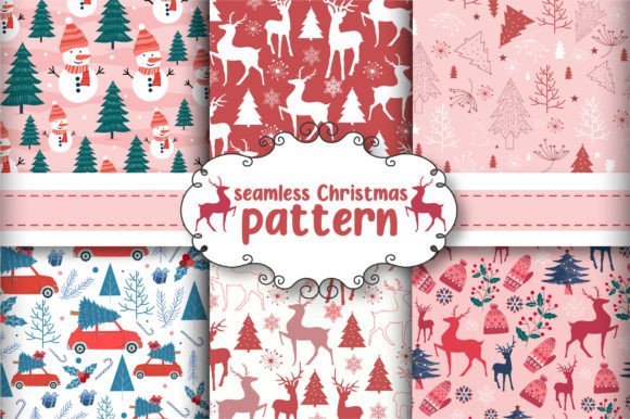 Winter and Christmas Pattern Set