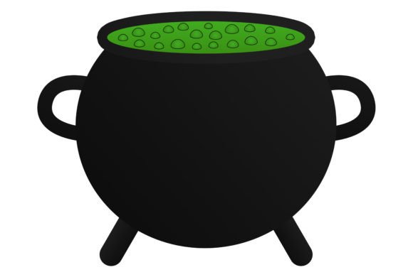 Witch Cauldron Illustration Art: A Spooky Addition to Your Creative Projects